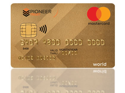 Gold Pioneer Trust Personal Mastercard